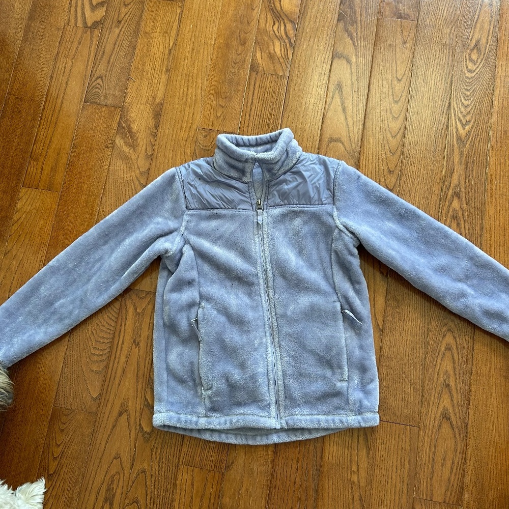 Fleece purple youth girls jacket